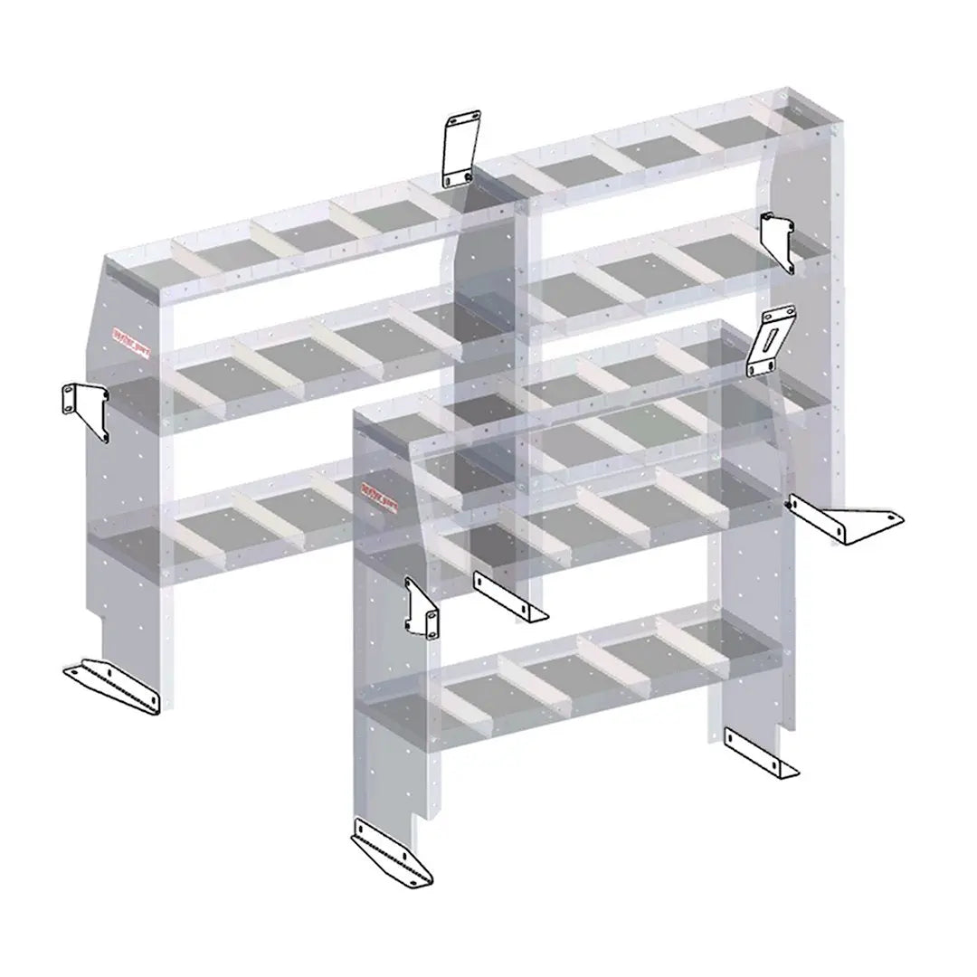 WeatherGuard Metris Shelving Install Kit - Part Number 9753301