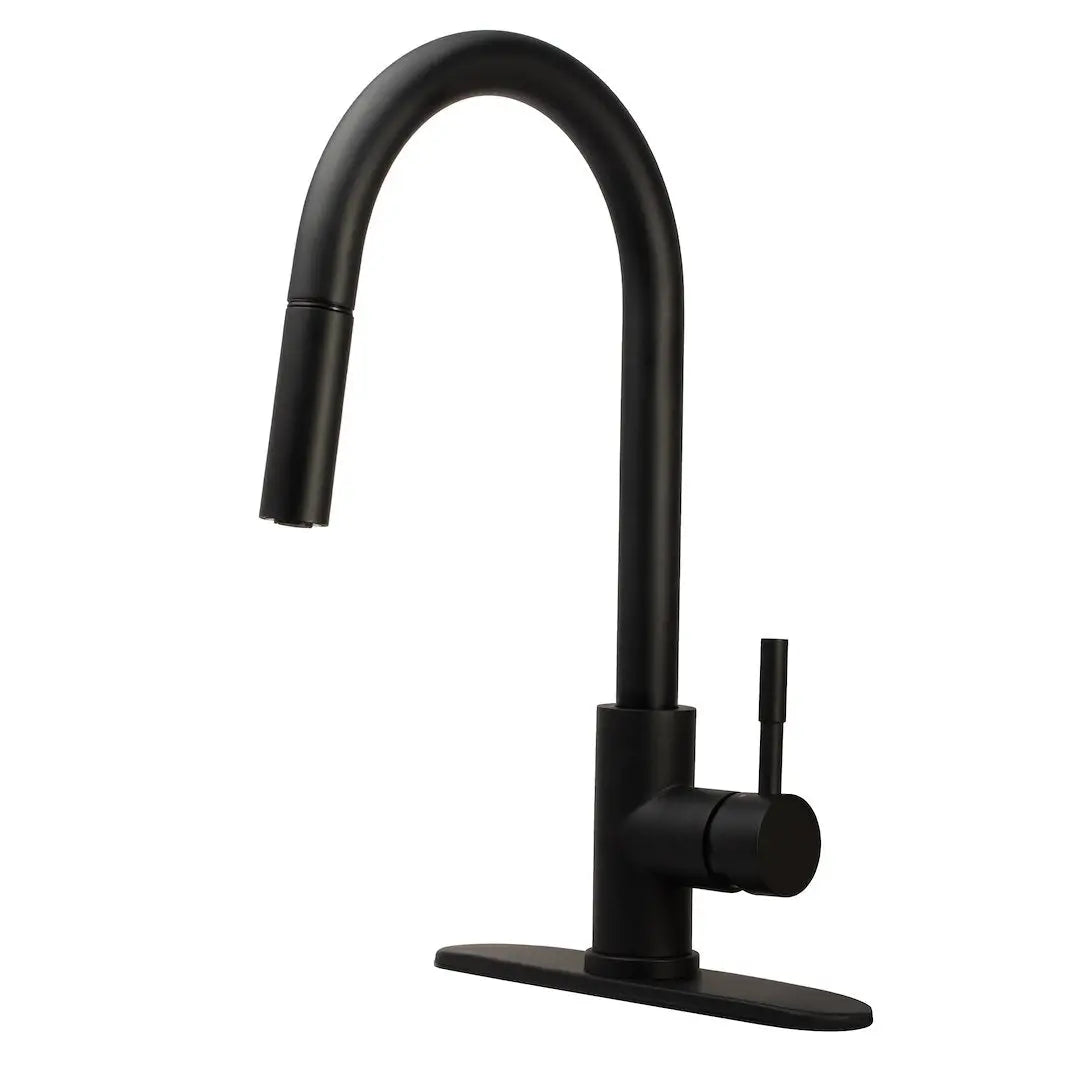 DURA FAUCET MK530SLKMB Streamline Pull-Down RV Kitchen Faucet