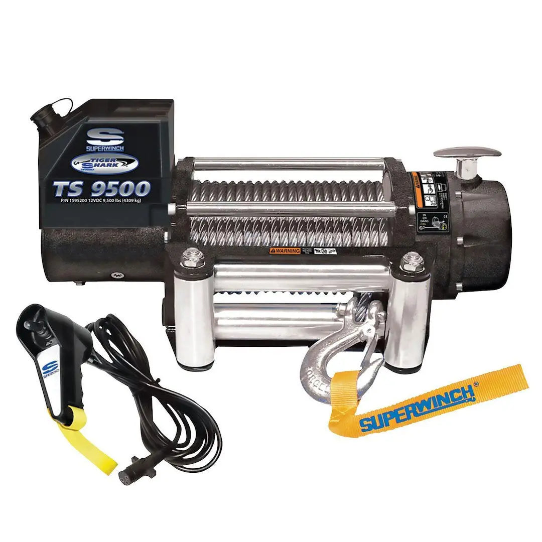 Superwinch TGR Shark Winch 9,500 lbs Capacity for Heavy-Duty Recovery