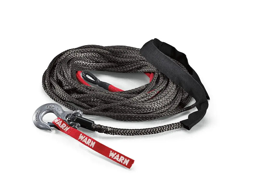 WARN Industries 80ft Synthetic Winch Cable - Durable and Reliable Recovery Accessory