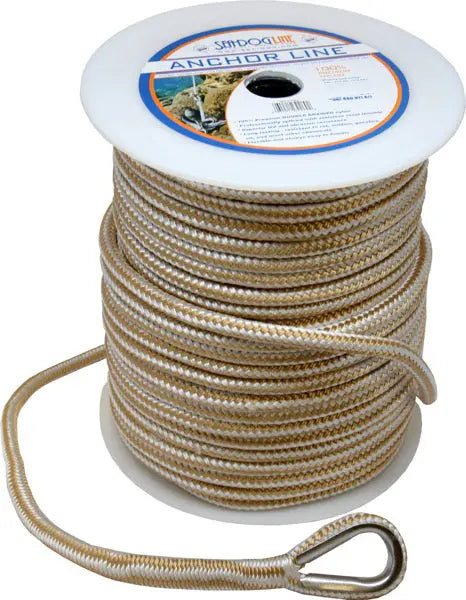 Sea Dog Double Braid Nylon Anchor Line - Part Number 2110100GW1