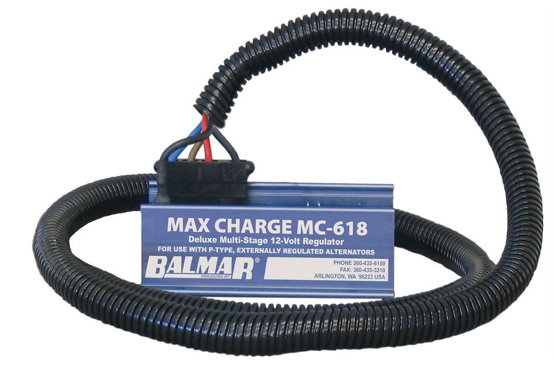 BALMAR MC618H 12V Regulator with Harness for Marine and RV Applications