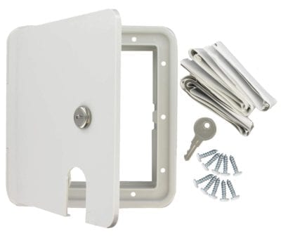 Valterra LLC A102151VP Electrical Hatch LG PW CD – Durable RV Access Panel