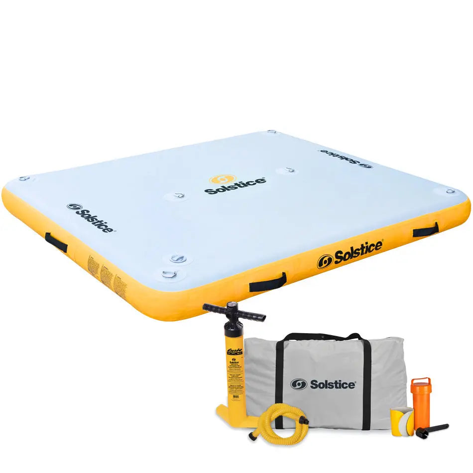 Solstice Water 6' x 5' Inflatable Dock - Durable and Easy-to-Use Marine Docking Solution