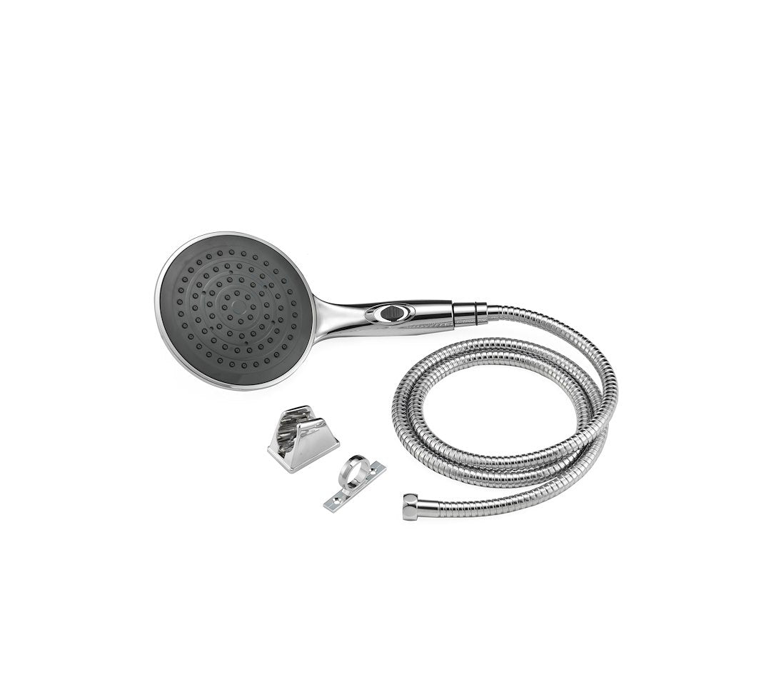 DURA FAUCET DFSA434KCP Luxury 6' Rain Shower Wand & Hose Kit
