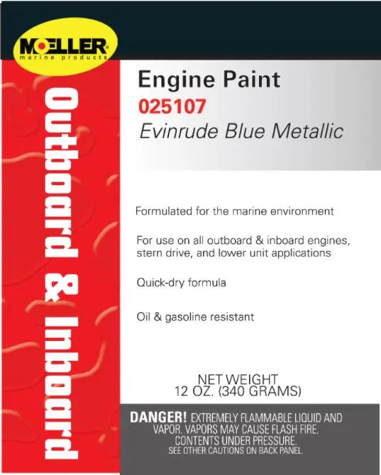 Moeller Evinrude Blue Metallic Marine Electrical Component - Part #025107
