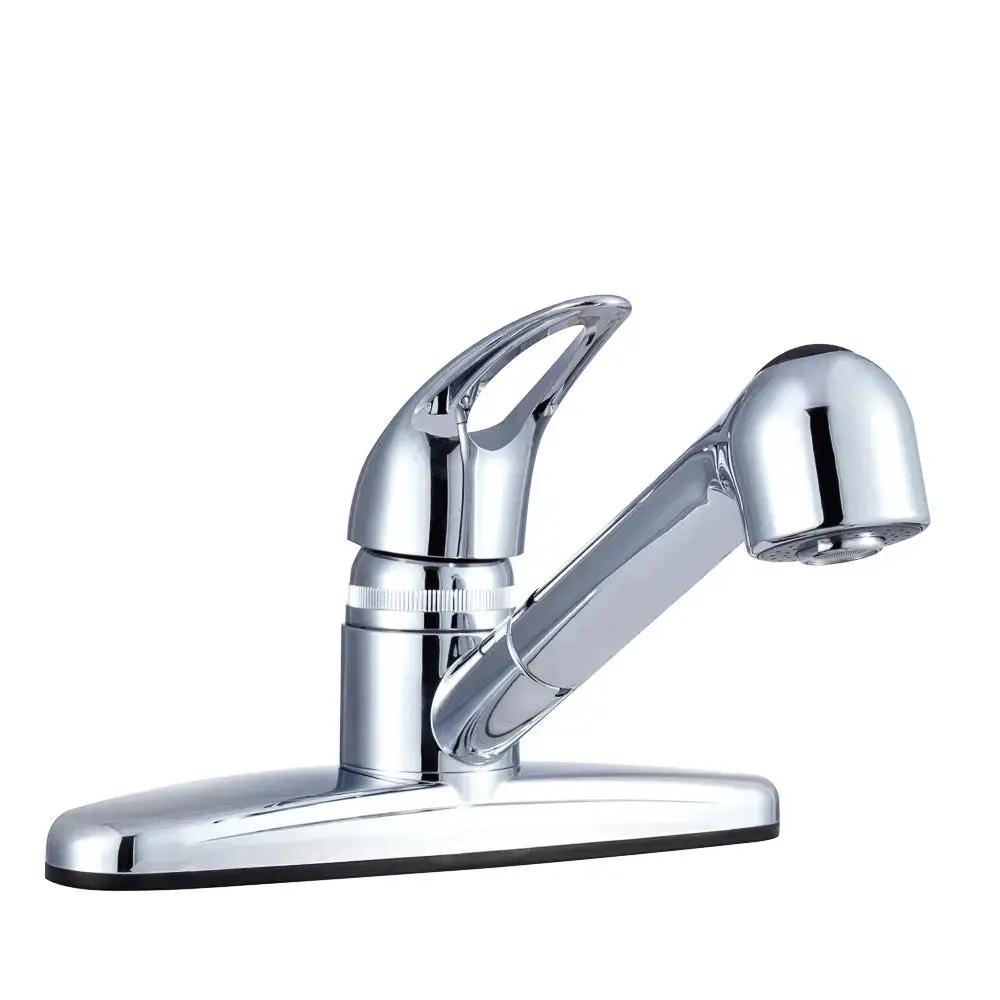 DURA FAUCET DFPK100CP Non-Metallic Pull-Out RV Faucet by DURA FAUCET