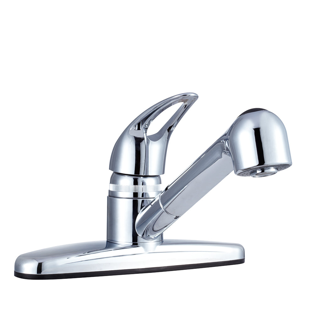 DURA FAUCET DFPK100CP Non-Metallic Pull-Out RV Faucet