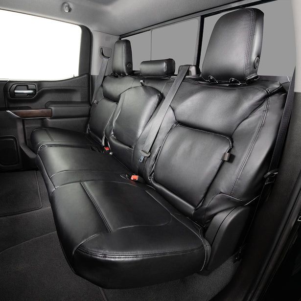 Covercraft TD4195LTBK Precision Fit Leatherette Custom Seat Covers