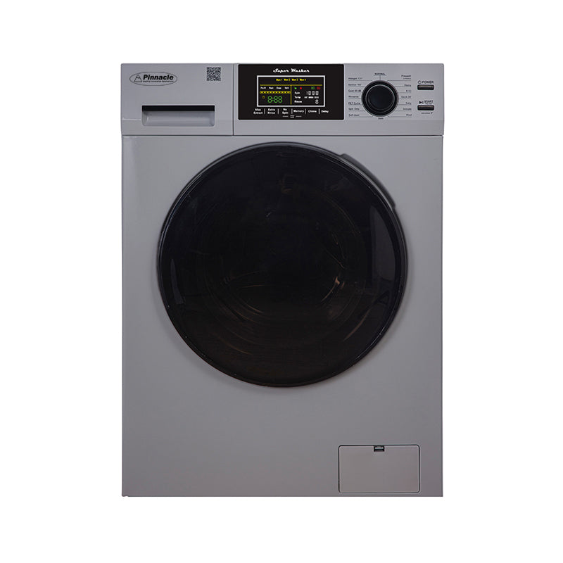 Pinnacle 22826LS L Super Washer 15 lbs Silver - Heavy-Duty Laundry Appliance