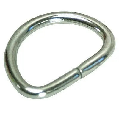 Whitecap Industries S0243C 1-Inch Webbing D-Ring – Heavy-Duty Marine Hardware