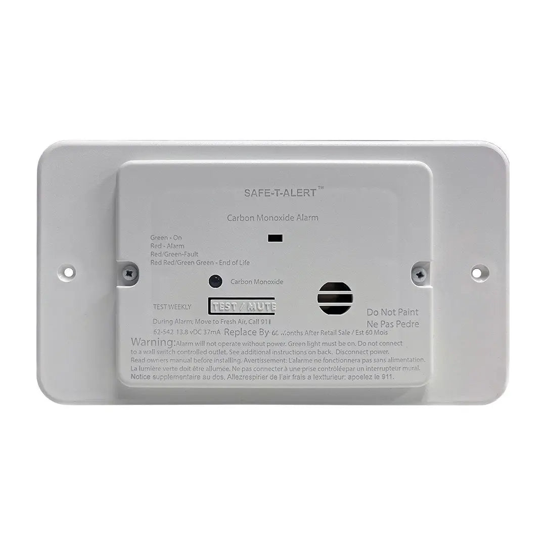 MTI Industry Carbon Monoxide Alarm - White Flush Mount Model 62542WTTR