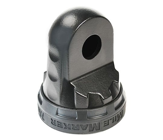 MileMarker Aluminum Winch Shackle Mount with Cover - Part Number 6012100CB