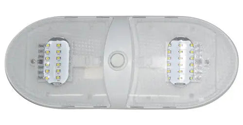 VALTERRA LLC Slim Line Double Dome LED Light - Part #65430WW