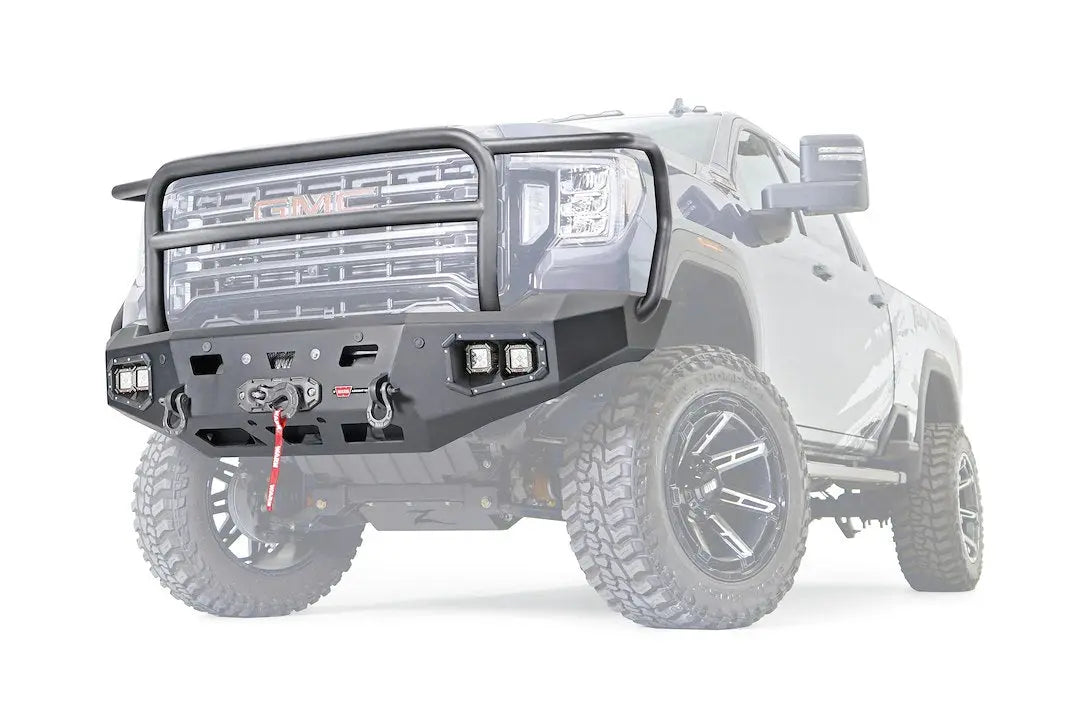 WARN Industries HD Bumper GMC Front Guard for 2020 Models Part 107178
