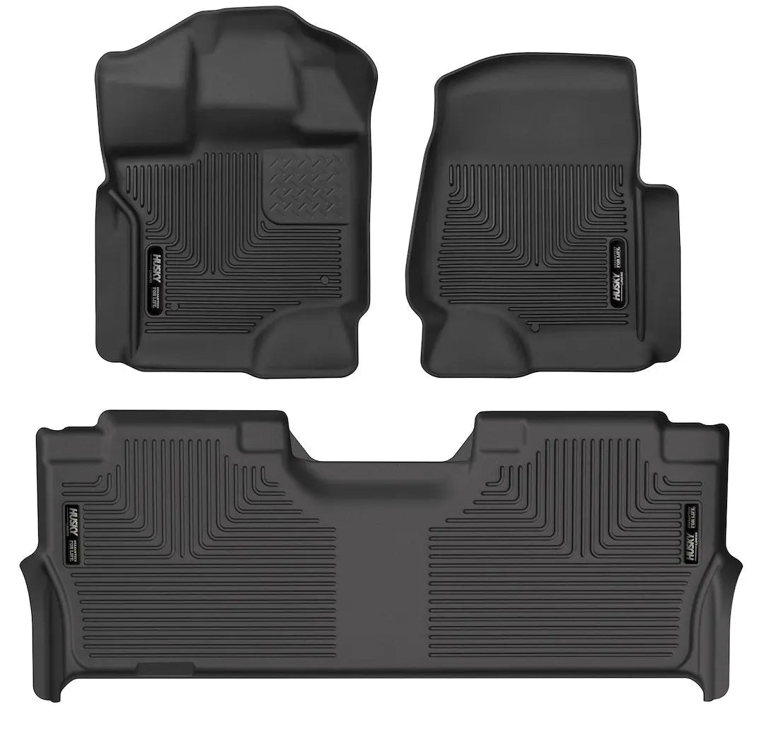 HUSKYLINER WB Front and 2nd Seat Liners for 2017-2020 Ford F-250 and F-350 Super Duty