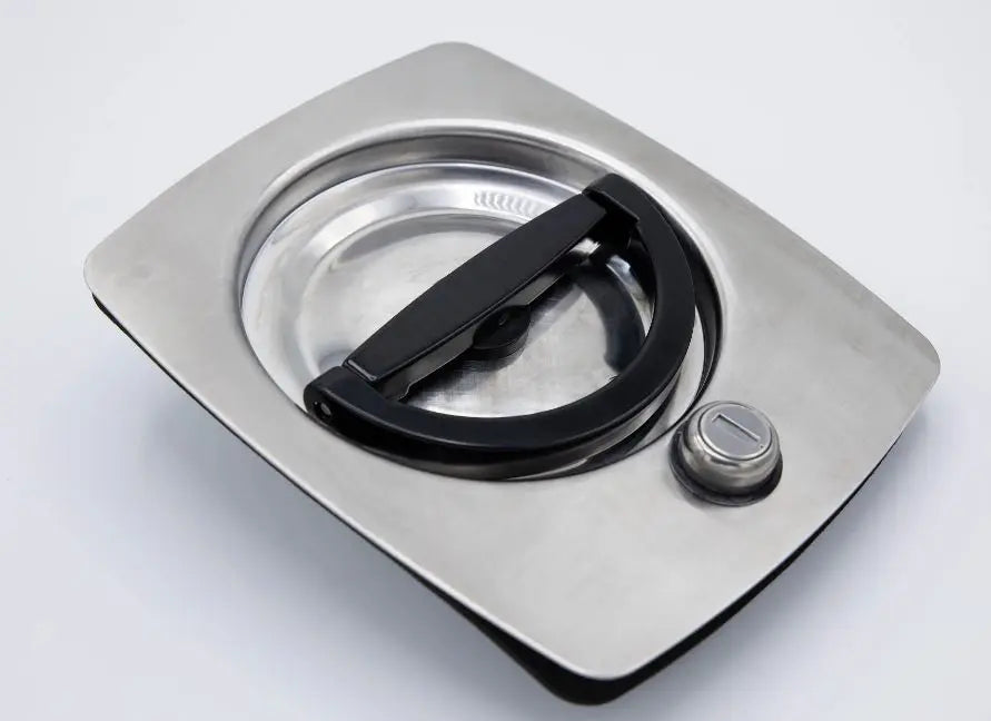 Weather Guard Lock 3 Pt. D Ring Key M214 - Durable Heavy-Duty Lock for Secure Equipment Access