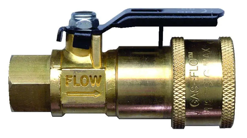 JR Products Coupler with Shut-Off - Model 0730435 for Secure Trailers and Towing
