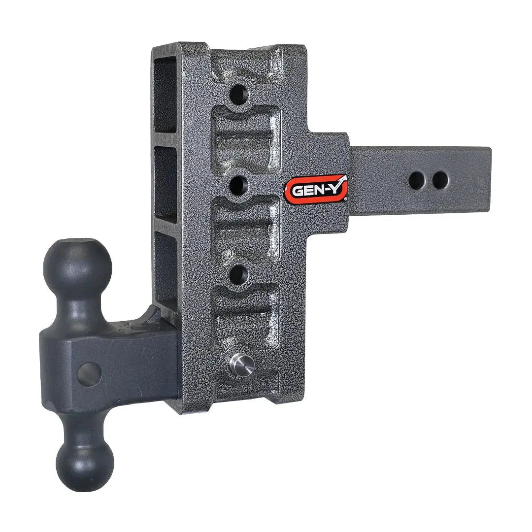 GEN-Y HITCH GH914 Mega-Duty 2.5-Inch Shank with 6-Inch Offset Drop for Heavy-Duty Towing
