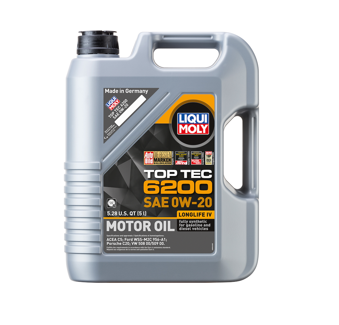 LIQUI MOLY Top Tec 6200 0W-20 Synthetic Motor Oil - High-Performance Lubricant for Modern Vehicles