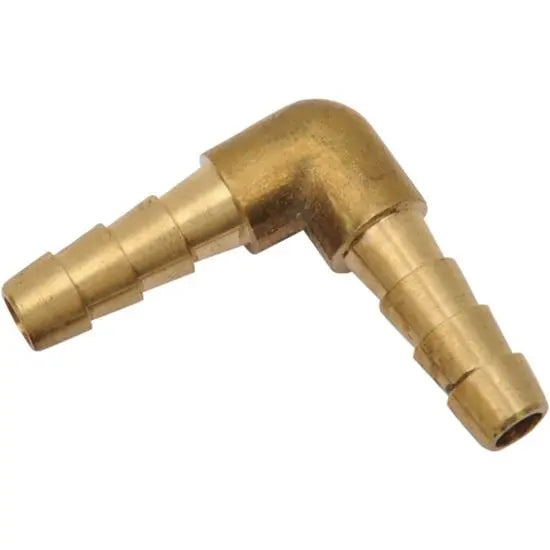 Helix Racing Brass 90-Degree Barbed Fitting for 3/16 Inch (5mm) Tubing