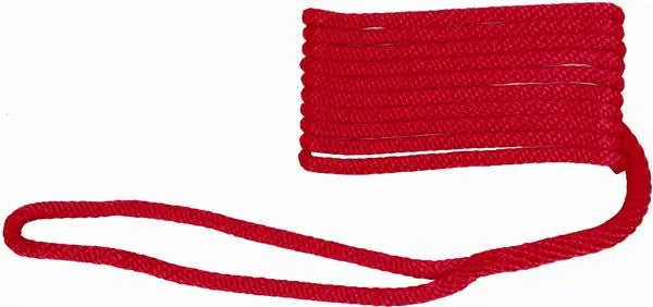Attwood Mari 117497 3/8x15 Solid Braid Marine Rope - Red