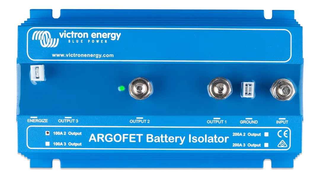 Victron Energy ARG1002010 ARGO FET Battery Isolator, 100A, for Dual Battery Systems