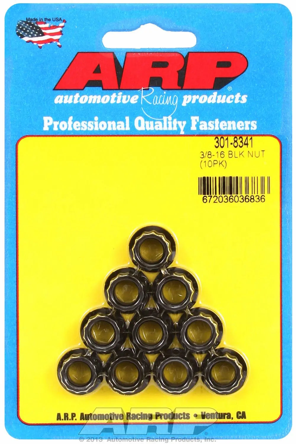 ARP 3/8-16 12PT Nut Kit - Heavy Duty Fastener for Automotive Applications