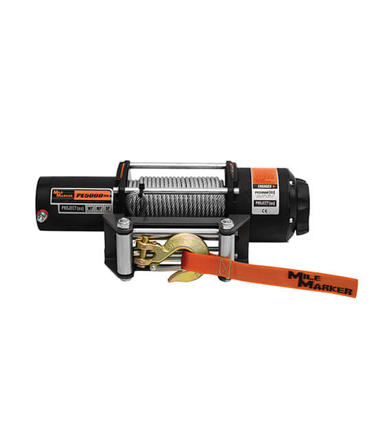 MileMarker PE5000 ES Waterproof Winch - 5,000 lb Capacity