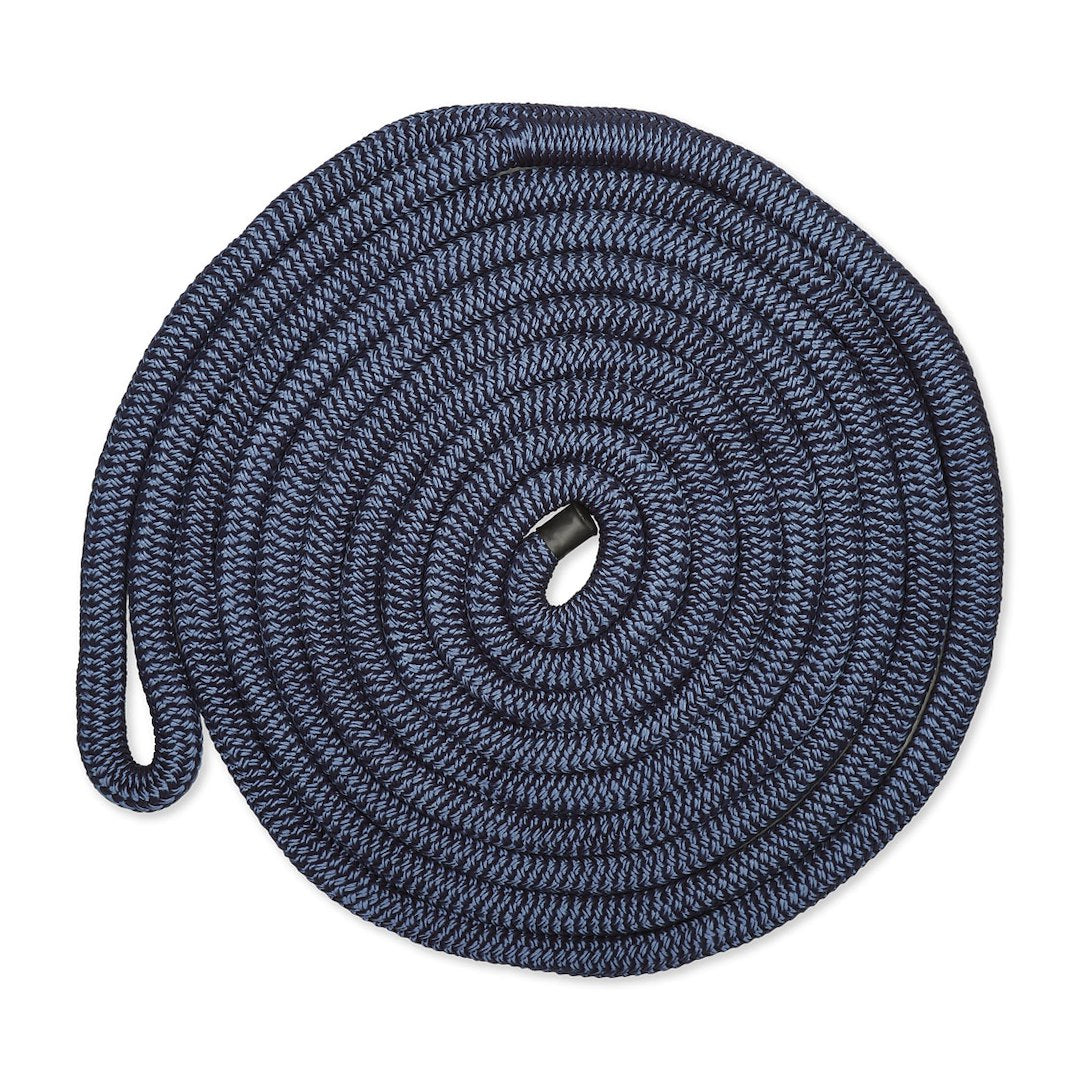 CMP GROUP 3/8 inch x 25 ft Double Braided Dock Line Navy - CDL3825NY