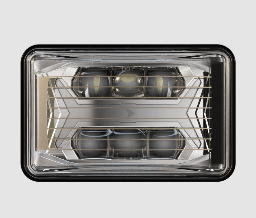 JW Speaker 8800-LB-12/24 LED Headlight with DOT/ECE RHT HTD CHR