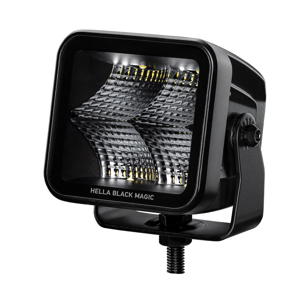 HELLA Black Series 3.2-Inch LED Cube Kit F - Bright, Durable Off-Road Lighting
