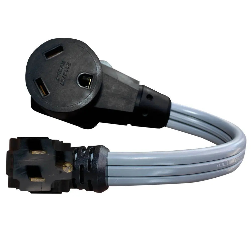 AP Products 15/30 Amp Flat Wire Adapter - Durable Electrical Connection