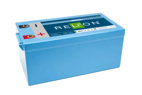 RELION RB200 12.8V 200Ah LiFePO4 Deep Cycle Battery for Marine and Off-Grid Applications