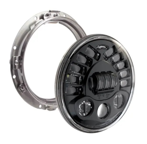 JW Speaker 8790A 12V White LED Headlight with Mount Ring in Black