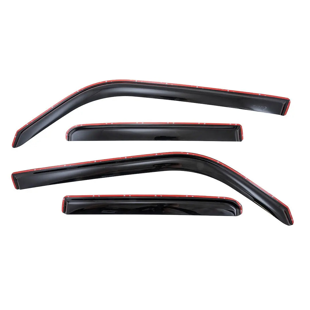 TRAILFX TFX Inchannel Window Vents Smoke 4-Piece for Toyota 4Runner (2012-2021)