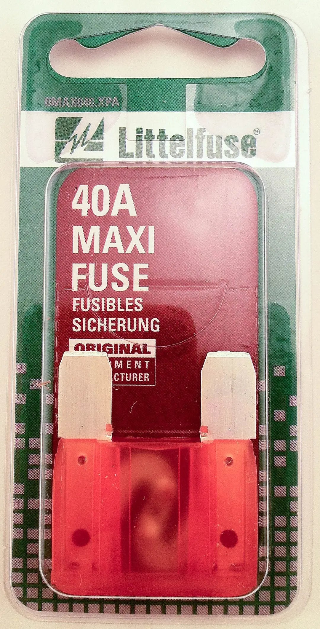Littelfuse MAXIFUSE MAX40BP 1-Piece Card Fuse for Reliable Circuit Protection