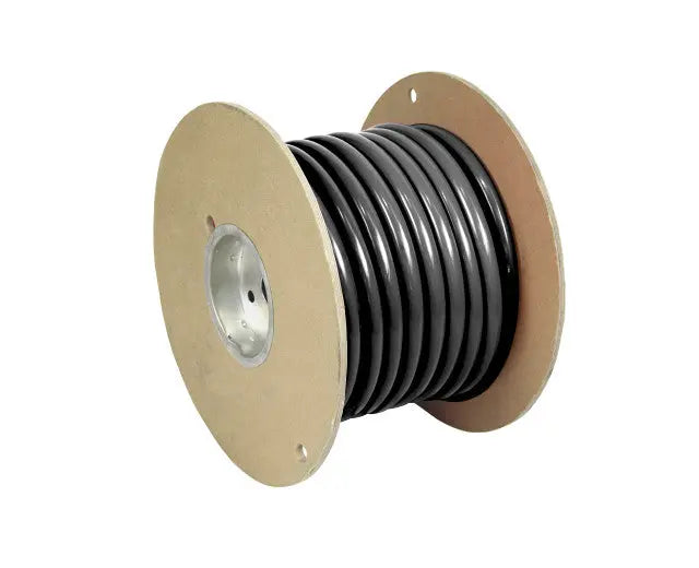 PACER WUL40BK50 4/0 UL Black Thermocouple Wire - 50 ft Roll