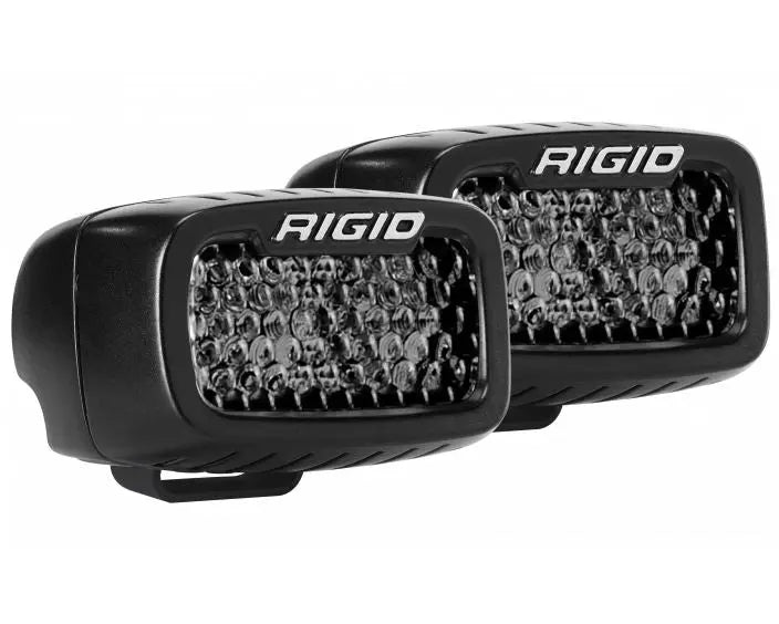 Rigid Industries SRQ SRS Pro Spot Diffused Medium Pair - Versatile LED Lighting Solution