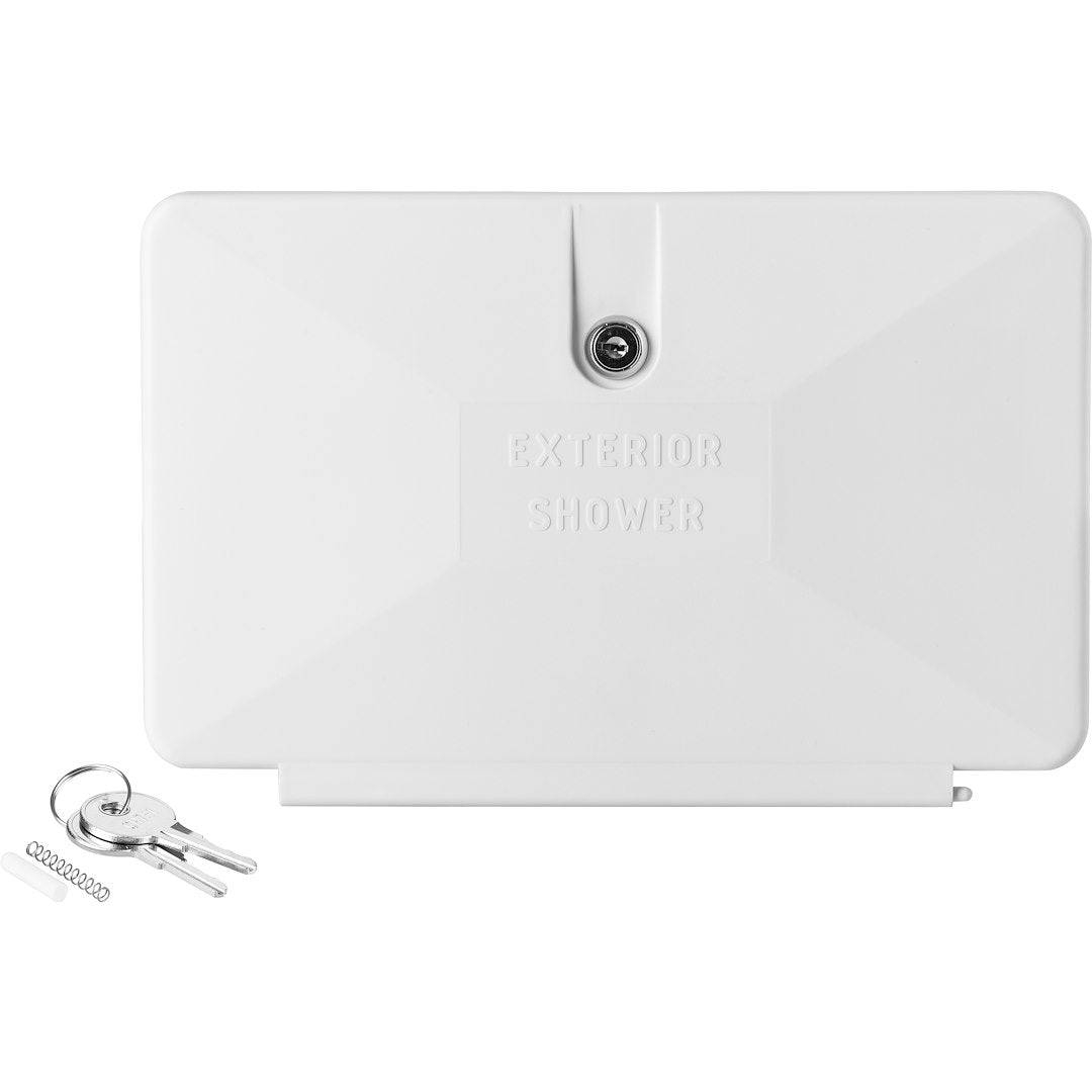 DURA FAUCET DFSA170DWT RV Exterior Shower Box Door