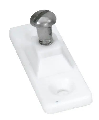 WhiteCap Industries 3415WP 2-Hole Steel Mounting Hook in White