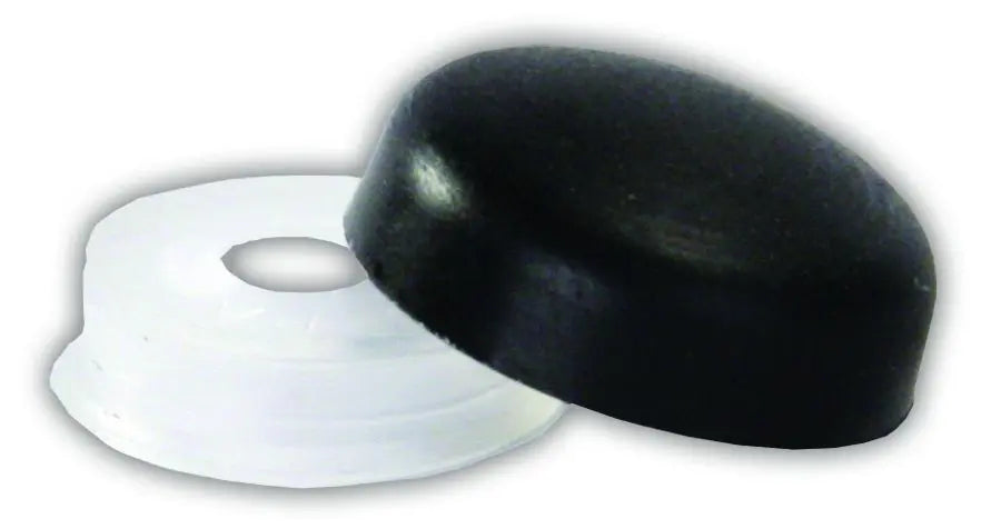 JR Products Screw Covers, Black (Part Number 20385)