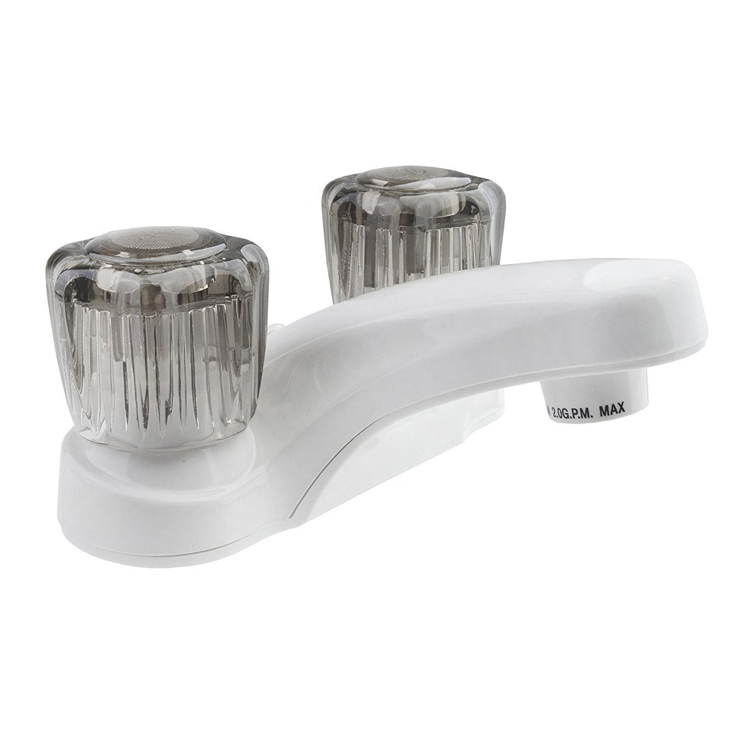DURA FAUCET DFPL700SWT Lavatory Faucet with Smoked White Finish