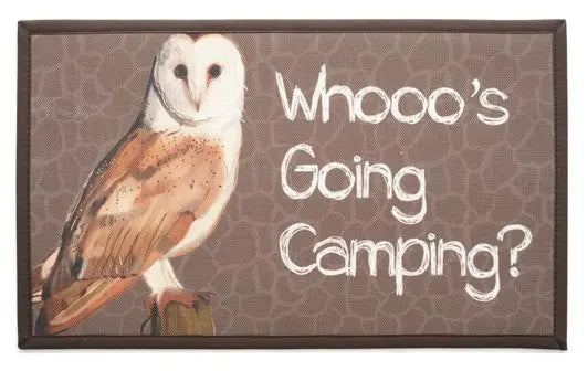 KITTRICH Whooos Going Camping Textilene Mat – Durable Outdoor Camping Mat