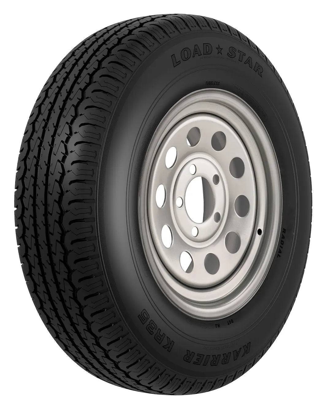 Americana ST205/75R15 C/5H Modern Silver Wheel for Light Trucks and SUVs