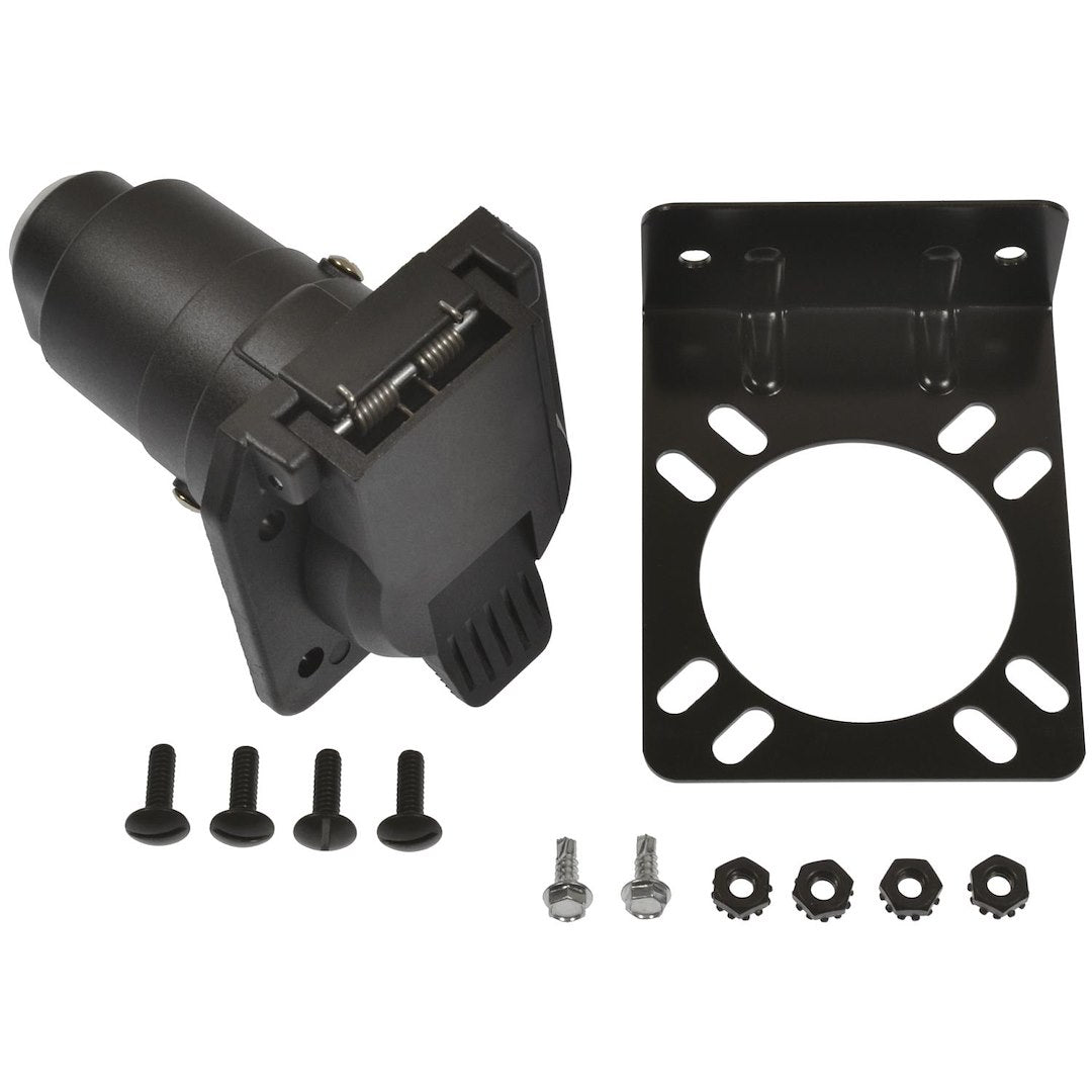 Pollak 7WB107BV 7-Way Blade with Bracket for Trailer Wiring