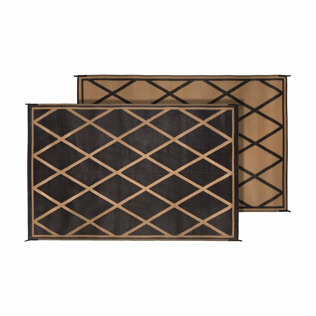 Faulkner 68900 Matte Diamond 8x20 Black and Beige Floor Tile
