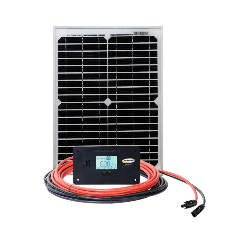 GO POWER GP-ECO-20 20 Watt Solar Kit with W