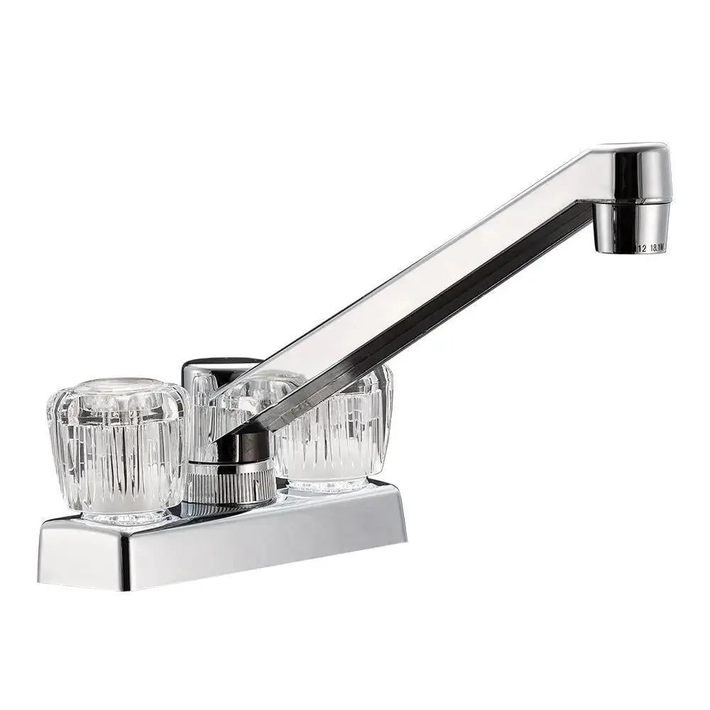 DURA FAUCET DFPK640ACP Two Handle 4' Kitchen and Bar Faucet by DURA FAUCET