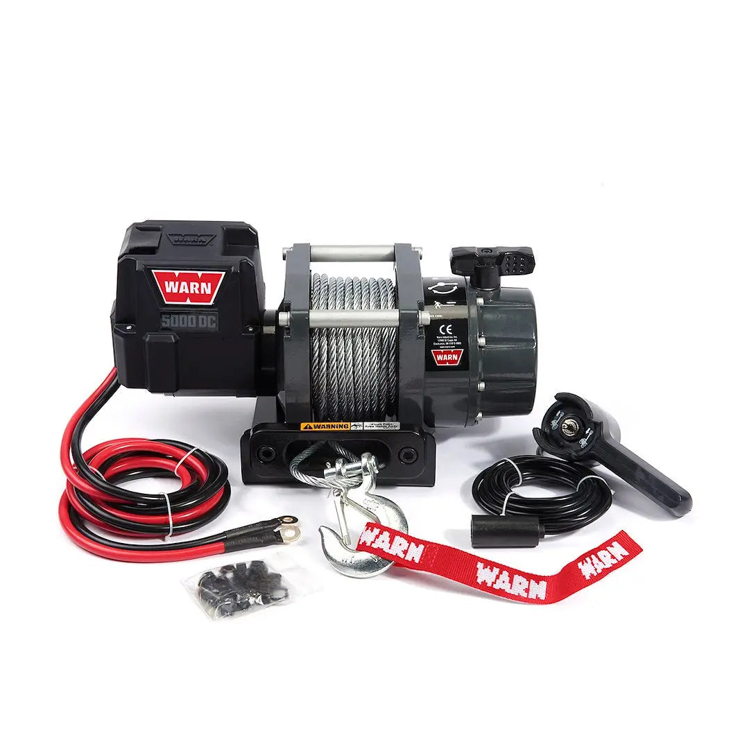 WARN Industries DC5000 Winch CE - Heavy-Duty Electric Winch with Reliable Performance